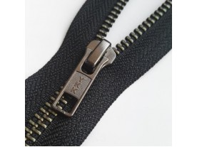 Metallic YKK No.5 Open End Zippers 55cm.